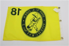 1999 US Open at Pinehurst No. 2 Yellow 18 Flag with Original Tag - Payne Stewart Final Victory