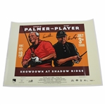 Arnold Palmer & Gary Player Signed 2000 Showdown at Shadow Ridge Poster JSA ALOA