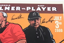 Arnold Palmer & Gary Player Signed 2000 'Showdown at Shadow Ridge' Poster JSA ALOA