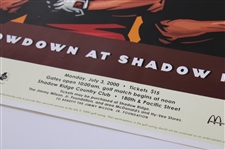 Arnold Palmer & Gary Player Signed 2000 'Showdown at Shadow Ridge' Poster JSA ALOA