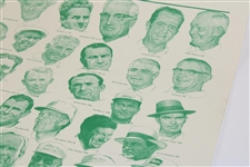 Arnold Palmer Signed PGA Seniors' Champions Poster 1/200 JSA ALOA