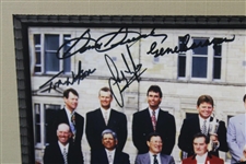 The OPEN Champions Multi-Signed Photo by Seve, Arnie, Jack, Tom, Peter, & more JSA ALOA