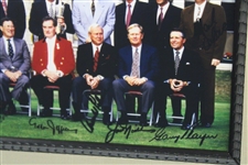 The OPEN Champions Multi-Signed Photo by Seve, Arnie, Jack, Tom, Peter, & more JSA ALOA