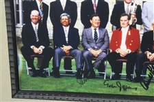 The OPEN Champions Multi-Signed Photo by Seve, Arnie, Jack, Tom, Peter, & more JSA ALOA