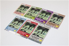 Full Set of 2013 Masters Tickets - Monday-Sunday - Adam Scott Winner