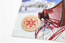 Tiger Woods 2001 Upper Deck St. Nick's Classic North Pole Ball Marker Card