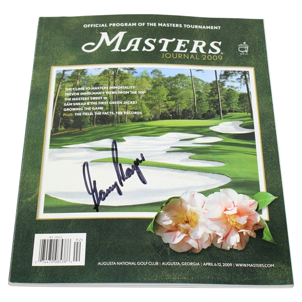 Gary Player Signed 2009 Masters Tournament Official Program - Record 52nd Masters JSA ALOA