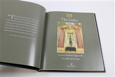 'The Links' Book by John de St. Jorre & Gifted to Gary & Mark Player with Slipcover & Card