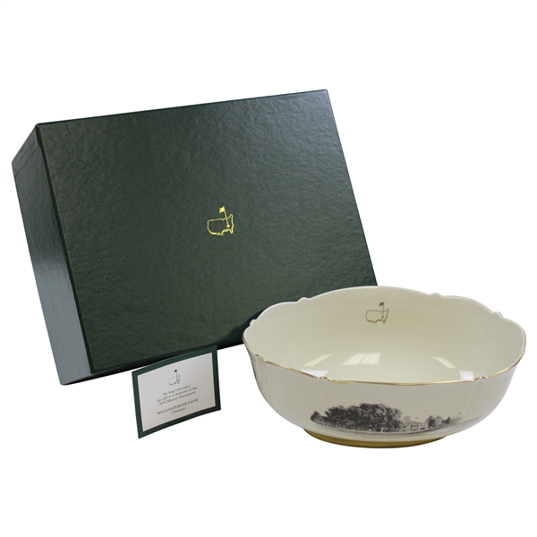 Augusta National Golf Club 2014 Member Gift - Pickard Porcelain Bowl in Original Box with Card
