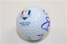 Captain Steve Stricker Signed 2020 Ryder Cup Logo Golf Ball with '19-9' JSA #UU01512