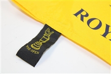 David Duval Signed 2001 OPEN at Royal Lytham & St. Annes Flag JSA #RR90589