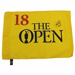 John Daly Signed 1995 The OPEN at St. Andrews Flag with 1995 JSA ALOA