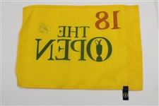 John Daly Signed 1995 The OPEN at St. Andrews Flag with '1995' JSA ALOA