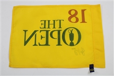 Shane Lowry Signed 2019 OPEN Yellow Screen Flag  with /2019' JSA ALOA