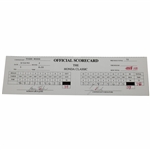 Tiger Woods Signed 1993 Honda Classic Official Used Contestant Scorecard EARLIEST KNOWN!  JSA ALOA