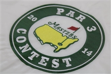 Three (3) 2014 Masters Embroidered Par 3 Flags