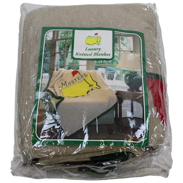 Masters Tournament Luxury Knitted Throw Blanket in Original Package