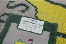 Masters Tournament Luxury Knitted Throw Blanket in Original Package