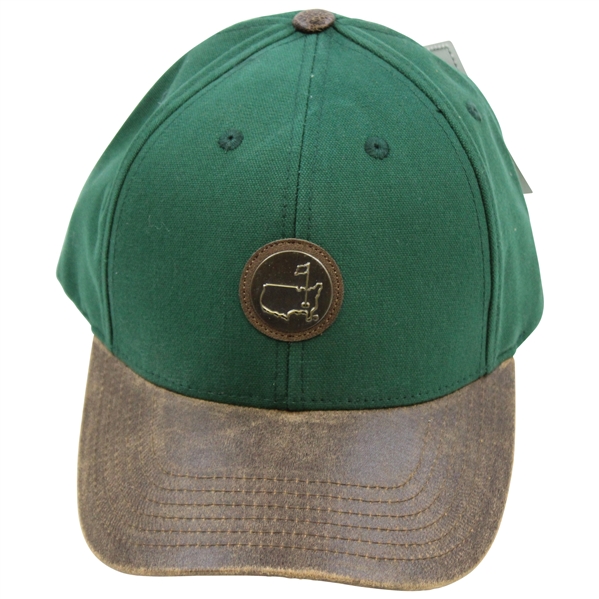 Masters Exclusive Green with Brown Circle Medallion Hat - Unworn with Original Tags