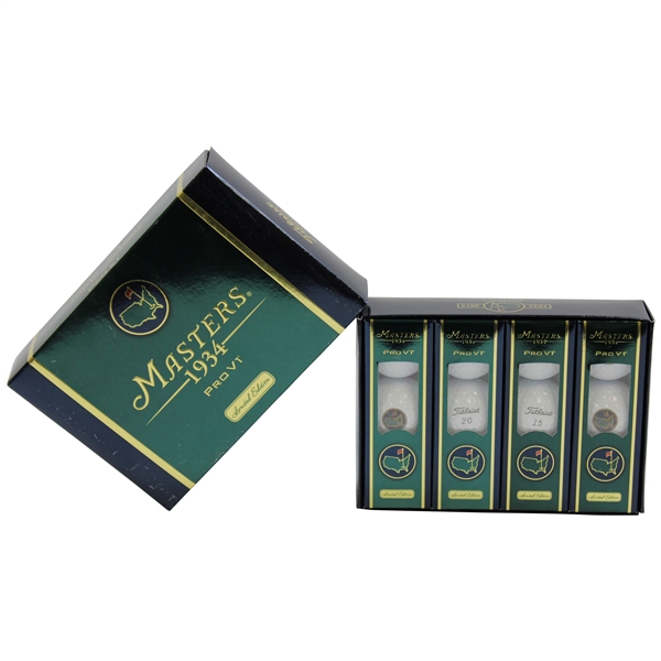 Masters Tournament Limited Edition Dozen 1934 Titleist Pro V1 Golf Balls - 2015