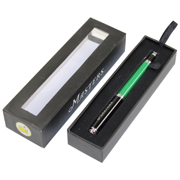 Masters Tournament Green, Black, & Silver Ballpoint Pen in Original Box