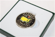 Masters Tournament Hat Clip, Money Clip, 4 Pack Ball Markers - All Undated