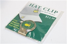 Masters Tournament Hat Clip, Money Clip, 4 Pack Ball Markers - All Undated