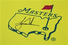 Tiger Woods Signed Masters Tournament Course Flown Flag UDA #SHO099559