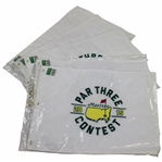 Five (5) 2015 Masters Embroidered Par 3 Flags in Original Sleeves