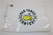 Five (5) 2015 Masters Embroidered Par 3 Flags in Original Sleeves