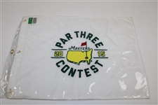 Five (5) 2015 Masters Embroidered Par 3 Flags in Original Sleeves