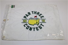 Five (5) 2015 Masters Embroidered Par 3 Flags in Original Sleeves