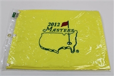 Five (5) 2012 Masters Embroidered Flags in Original Sleeves