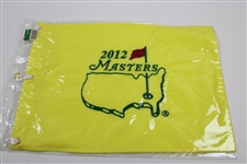 Five (5) 2012 Masters Embroidered Flags in Original Sleeves