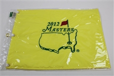 Five (5) 2012 Masters Embroidered Flags in Original Sleeves