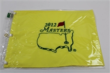 Five (5) 2012 Masters Embroidered Flags in Original Sleeves