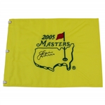 Jack Nicklaus Signed 2005 Masters Embroidered Flag with Years Won Notation JSA ALOA