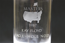 Ray Floyd's 1987 Masters Tournament Hole No. 13 Steuben Crystal Eagle Glass
