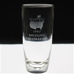 Ray Floyds 1990 Masters Tournament Hole No. 8 Steuben Crystal Eagle Glass