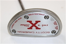 Scotty Cameron Titleist Red-X Stainless Steel 303 GSS Insert Mallet Putter
