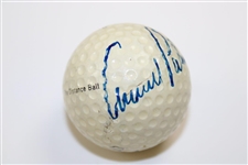 Arnold Palmer Signed Personal Logo 1 Golf Ball - Signed in Blue JSA ALOA