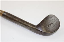Circa 1860 John Gray Rut Iron with ''Jn. Gray Stamped on Head 