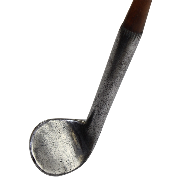 Circa 1850 Rut Iron with Deep Nicking on Hosel & Lancewood Shaft 