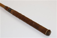 Circa 1850 Rut Iron with Deep Nicking on Hosel & Lancewood Shaft 