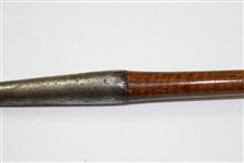 Circa 1850-60 Unknown Maker Feather Ball Era Lofting Iron 