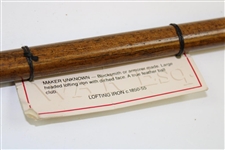 Circa 1850-60 Unknown Maker Feather Ball Era Lofting Iron 