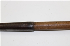 Circa 1870 Unknown Maker Cleek with Rare Alder Shaft 