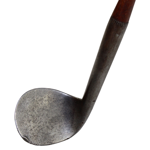 Circa 1850 Unknown Maker Rut Iron with Deep Concave Face & D Shaft Stamp 