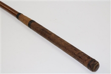 Circa 1850 Unknown Maker Rut Iron with Deep Concave Face & 'D' Shaft Stamp 