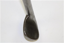 Circa 1830-1840's Rut Iron/ Trouble Club with Deep Concave Face 